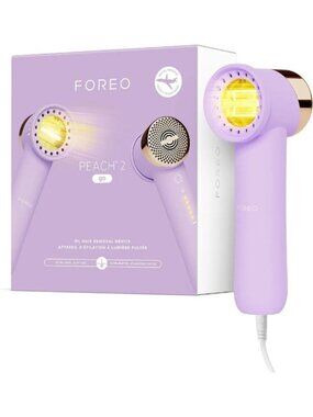 FOREO Peach Go 2 IPL Hair Removal Device + Cooling Prep Gel Laser Treatment New